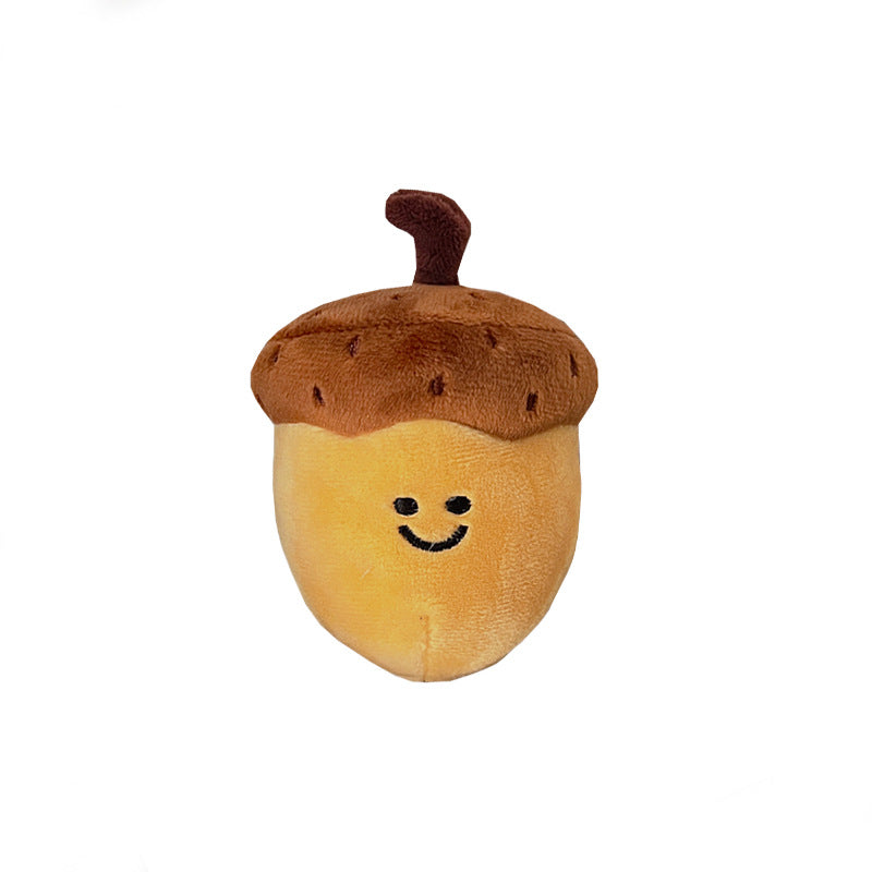 Wholesale Cartoon Nut Plush Keychain